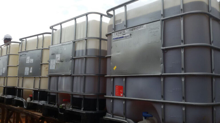 IBC tank at customer sites